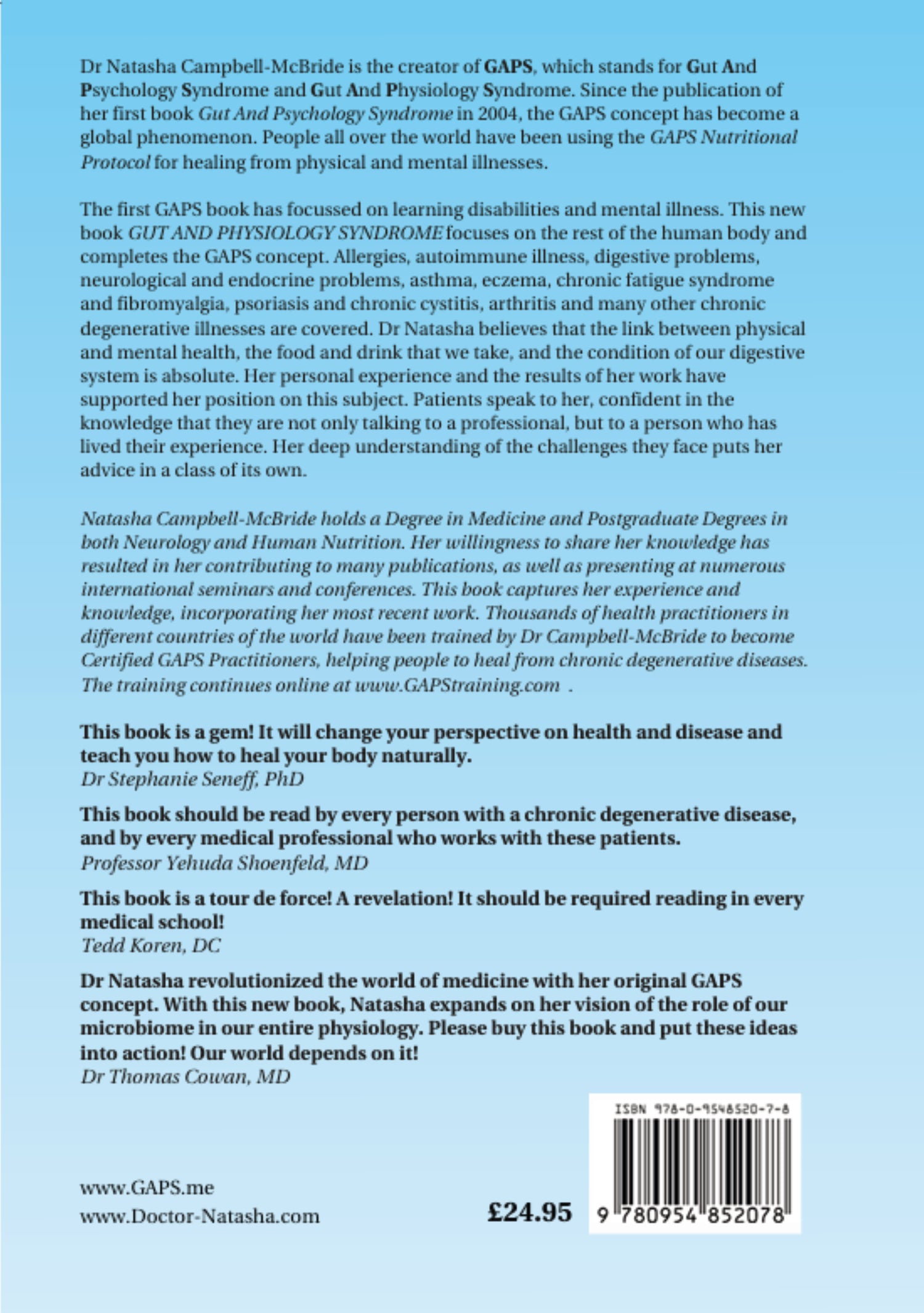 Gut and Physiology Syndrome: Natural Treatment for Allergies, Autoimmune Illness, Arthritis, Gut Problems, Fatigue, Hormonal Problems, Neurological Disease and More